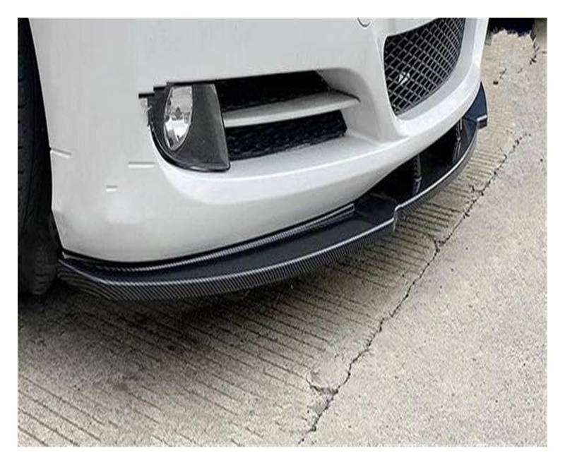 Frontstoßstange Spoiler Frontspoiler Lippe 3 Stück Glänzend Schwarz Für Maxton Style Frontsplitter Lip Tuning Für 3 Serie E90/E91 Facelift Für LCI 2008 2009 2010 2011(Carbon Look) von HONGYISM