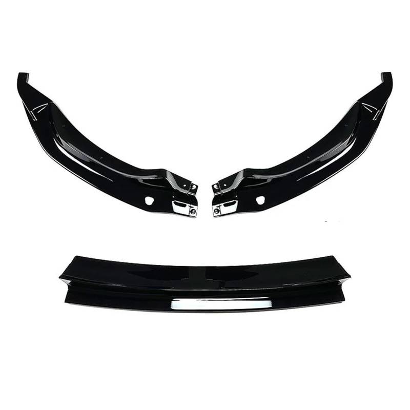 Frontstoßstange Spoiler Frontspoiler Lippe 3PCS Für M3 F80 M4 F82 F83 Diffusor Splitter Abdeckung Körper Kits 2015-2018 2019 2020 Tuning Auto Vorderen Stoßfänger Lip Spoiler Splitter(Gloss Black) von HONGYISM