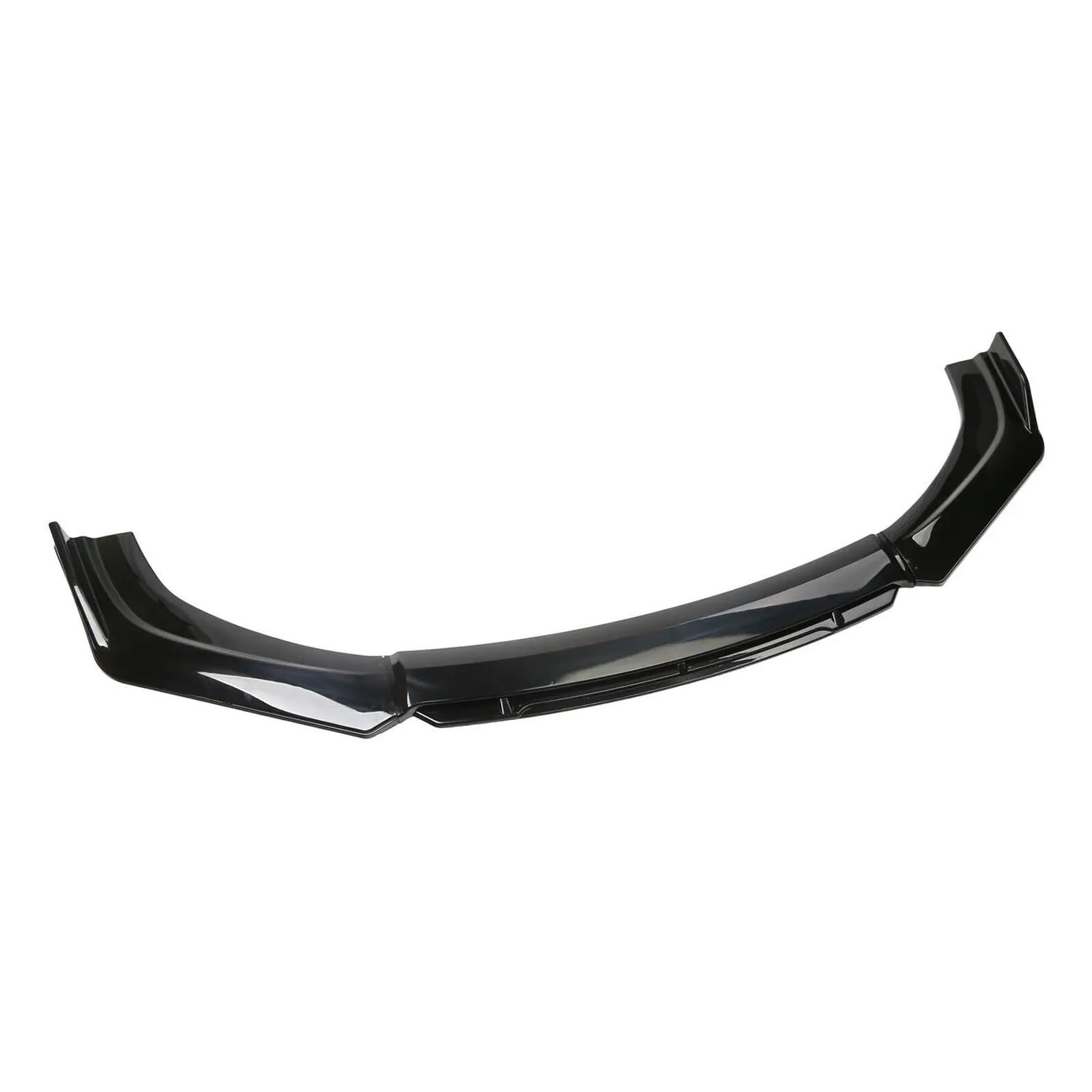 Frontstoßstange Spoiler Frontspoiler Lippe 4PCS Für Infiniti Q50 G37 2014 2016 2017 Auto Zubehör Universal Front Stoßstange Lip Spoiler Splitter Körper Kit Schutz + 15cm Strut Stangen(Schwarz) von HONGYISM