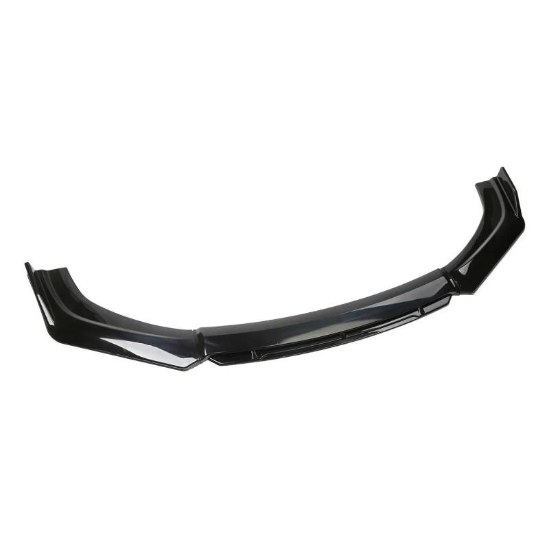 Frontstoßstange Spoiler Frontspoiler Lippe 4PCS Für Infiniti Q50 G37 2014 2016 2017 Auto Zubehör Universal Front Stoßstange Lip Spoiler Splitter Körper Kit Schutz + 15cm Strut Stangen(Schwarz) von HONGYISM