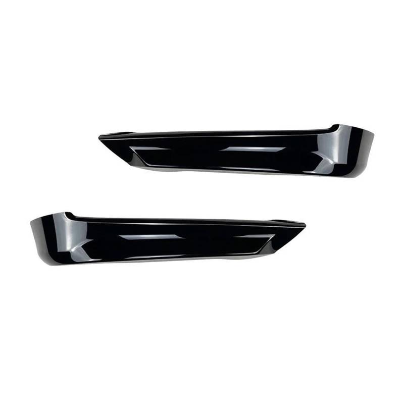Frontstoßstange Spoiler Frontspoiler Lippe 5PCS Für 3 Serie E90 E91 2005 2006 2007 2008 Tuning Front Lip Splitter Diffusor Körper Kit Spoiler Stoßstange Schutzfolie(Gloss Black Splitter) von HONGYISM