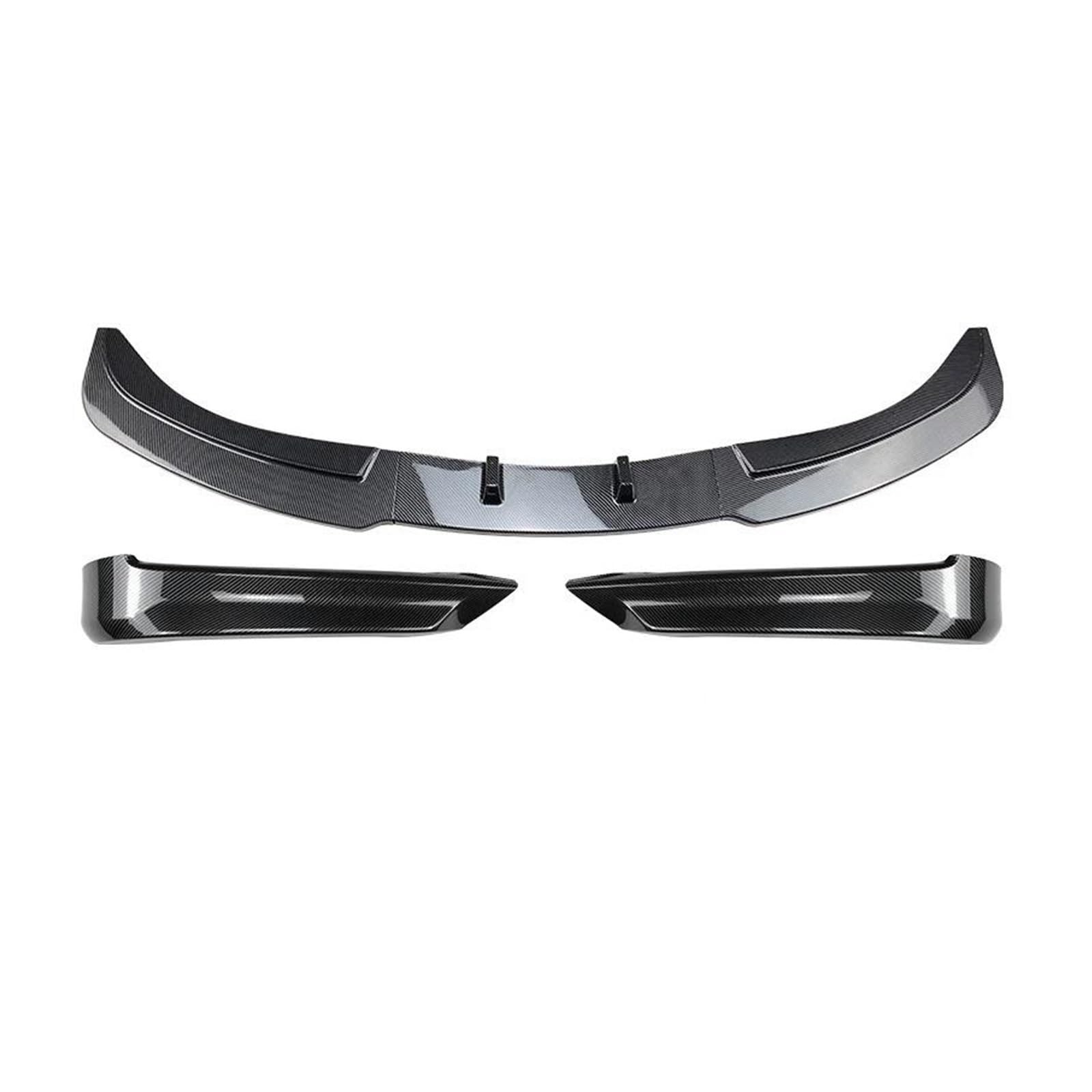 Frontstoßstange Spoiler Frontspoiler Lippe 5PCS Für 3 Serie E90 E91 2005 2006 2007 2008 Tuning Front Lip Splitter Diffusor Körper Kit Spoiler Stoßstange Schutzfolie(One Set Carbon Look) von HONGYISM