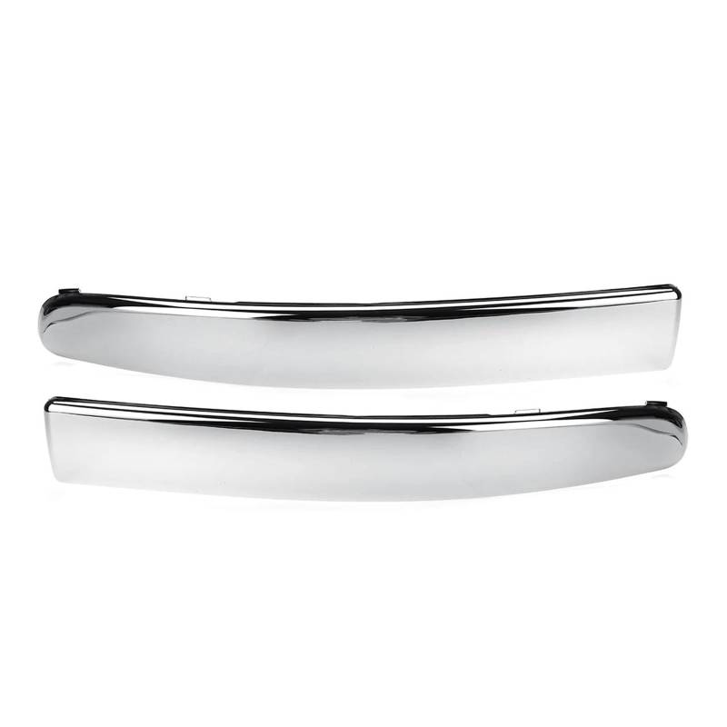 Frontstoßstange Spoiler Frontspoiler Lippe 735455056 Auto-Frontstoßstangen-Untere Zierleiste Für FIAT 500 2007–2015 2014 2013 2012 Silberfarbenes Chrom-Styling Untere Stoßstangen-Zierleiste von HONGYISM