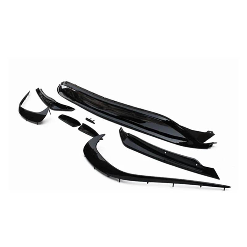 Frontstoßstange Spoiler Frontspoiler Lippe 8PCS Stoßstange Dekoration Für W176 Front Lip Spoiler Splitter Canards Für Benz EINE Klasse A200 A250 A45 Für AMG 2016-2018 2017 von HONGYISM