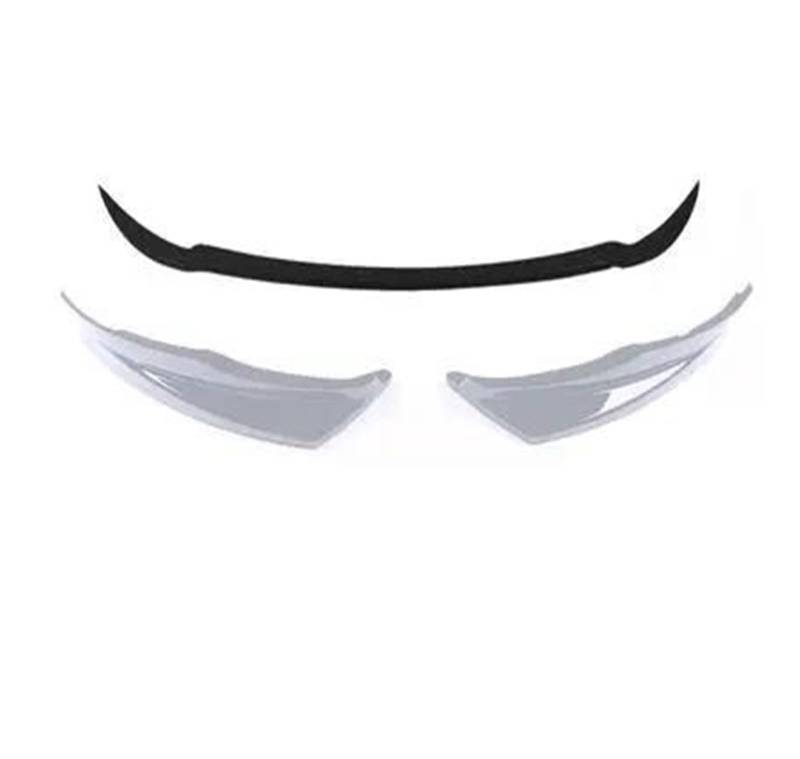 Frontstoßstange Spoiler Frontspoiler Lippe ABS Farbe Vorne Stoßstange Hinten Diffusor Skid Schutz-schutz Platte Stoßstange Abdeckung Borte Für Toyota Für CHR Für C-HR 2018 2019 Auto Stling(A black and von HONGYISM