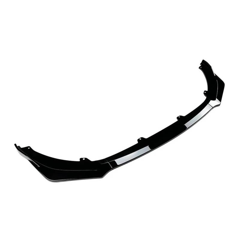 Frontstoßstange Spoiler Frontspoiler Lippe ABS Für Kia Für Stinger GT 2018 2019 2020 2021 2022 2023 Auto Vorderen Stoßfänger Lip Spoiler Glänzend Schwarz Oder Carbon Look Body Kit(Glossy Black) von HONGYISM