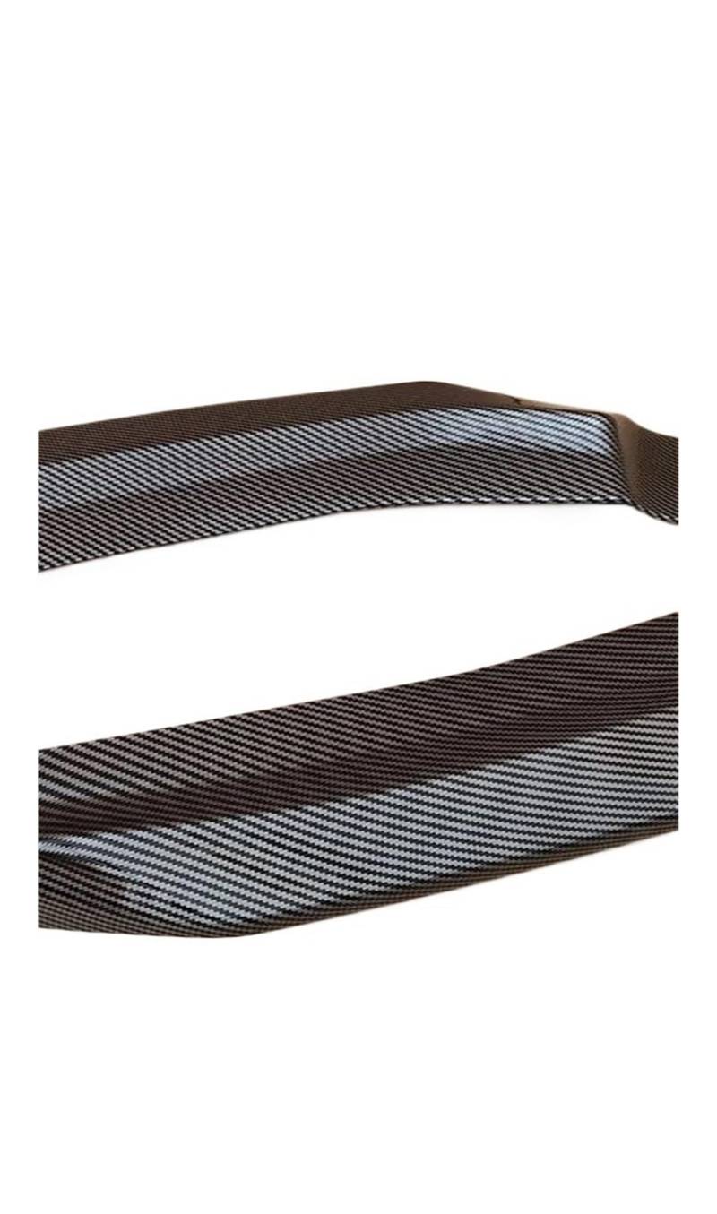 Frontstoßstange Spoiler Frontspoiler Lippe Auto Front Stoßstange Splitter Lip Diffusor Body Kit Spoiler Schutz Für A3 8V Für S-Line S3 Standard Version 2014-2020 2016 2017 2018 2019(F Carbon Fiber Lo von HONGYISM