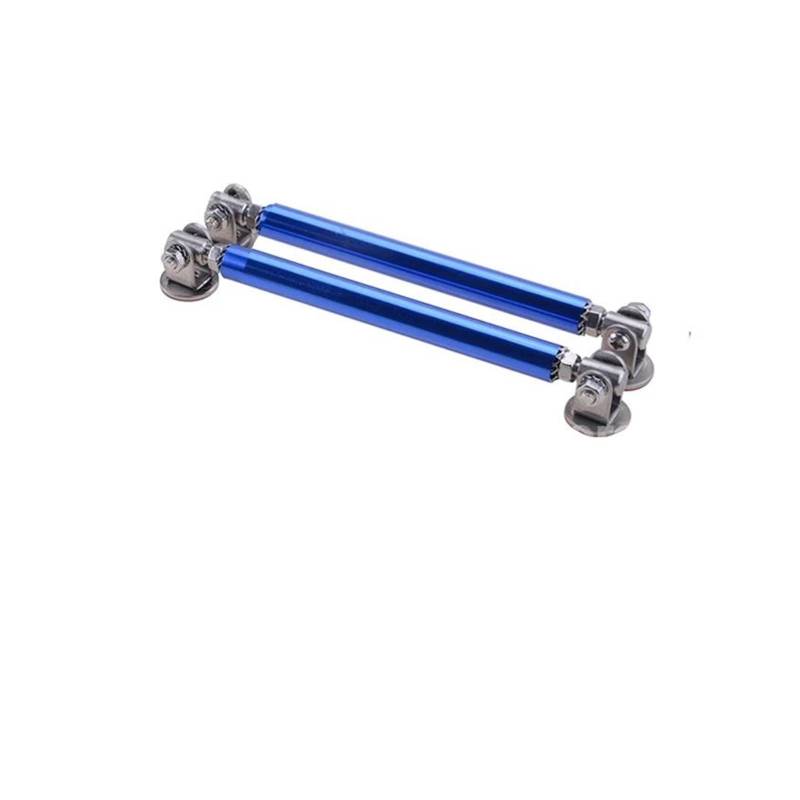 Frontstoßstange Spoiler Frontspoiler Lippe Auto Vorne Hinten Lip Splitter Spoiler Unterstützung Bar Kit Dekorative Stange Universal(7.5cm Blue) von HONGYISM