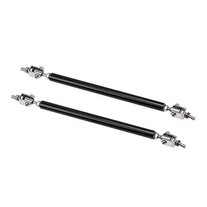 Frontstoßstange Spoiler Frontspoiler Lippe Einstellbare 15CM Frontschürze Lip Splitter Diffusor Strut Rod Krawatte Bars Universal Für Ford Für Mustang 2000-2022 2021 2020 Auto Zubehör von HONGYISM