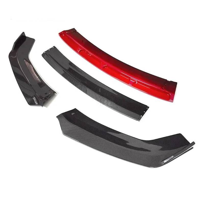 Frontstoßstange Spoiler Frontspoiler Lippe Front Rock Splitter Für Passat B7 2010 2011 2012 2013 2014 Carbon Schutz Platte Lip Typ D Kinn Schaufel Körper Kit Stoßstange Spoiler(F) von HONGYISM