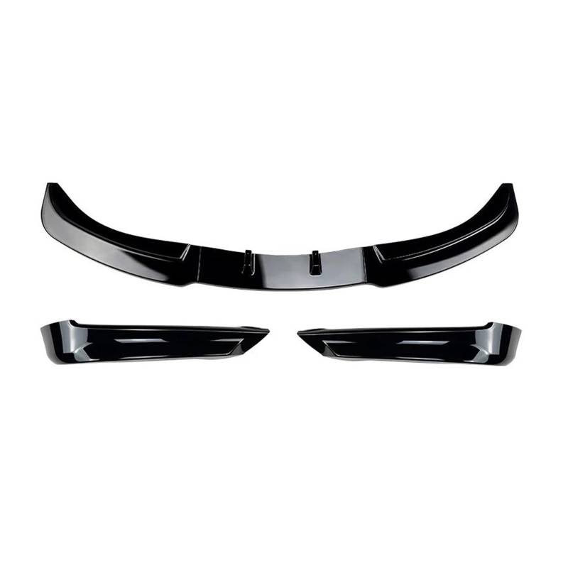 Frontstoßstange Spoiler Frontspoiler Lippe Frontschürze Seite Splitter Abdeckung Lip Air Vent Intake Spoiler Schutz Trim Für 3 Serie E90 E91 320i 330i Tech Für LCI 2009-2012(1 Set Black) von HONGYISM