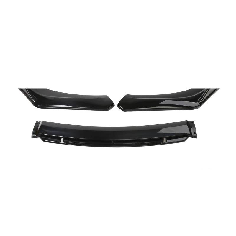 Frontstoßstange Spoiler Frontspoiler Lippe Frontstoßstangen-Lippenspoiler Kinn-Body-Kit Schutz Auto-Außenaerodynamik-Teile Auto-Frontstoßstangen-Lippen-Body-Kit Universell(Schwarz) von HONGYISM