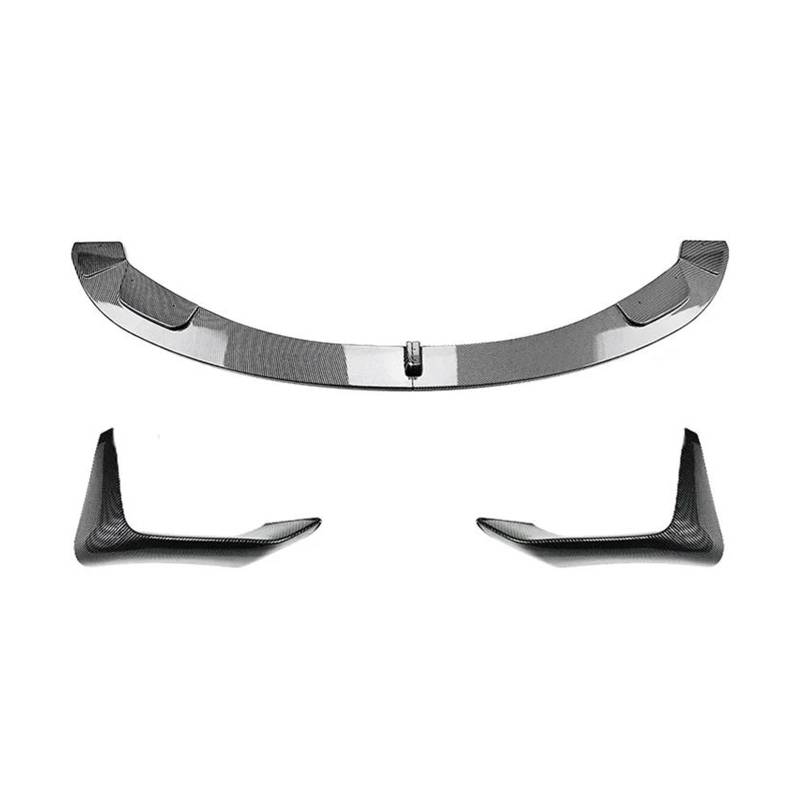 Frontstoßstange Spoiler Frontspoiler Lippe Für 3 4 Serie M3 M4 F80 F81 F82 F83 2013-2016 2017 2018 Auto Vorderen Stoßfänger Lip Spoiler Splitter Stoßstange Canard Lip Splitter Body Kit(Carbon Look Set von HONGYISM