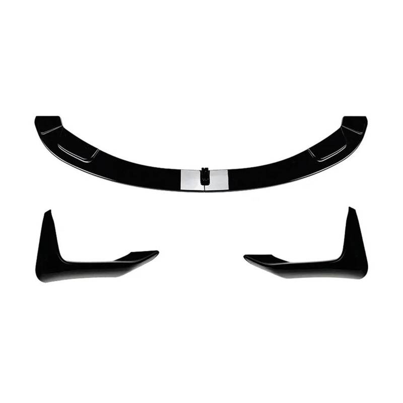 Frontstoßstange Spoiler Frontspoiler Lippe Für 3 4 Serie M3 M4 F80 F81 F82 F83 2013-2016 2017 2018 Auto Vorderen Stoßfänger Lip Spoiler Splitter Stoßstange Canard Lip Splitter Body Kit(Gloss Black Set von HONGYISM