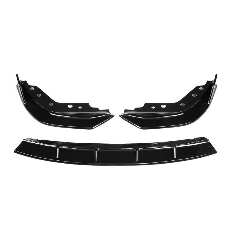 Frontstoßstange Spoiler Frontspoiler Lippe Für 3 Serie G20 G28 M340i 2019 2020 2021 Auto Zubehör Frontschürze Lip Seite Splitter Spoiler Körper Kit Deflektor Wachen(Gloss Black) von HONGYISM