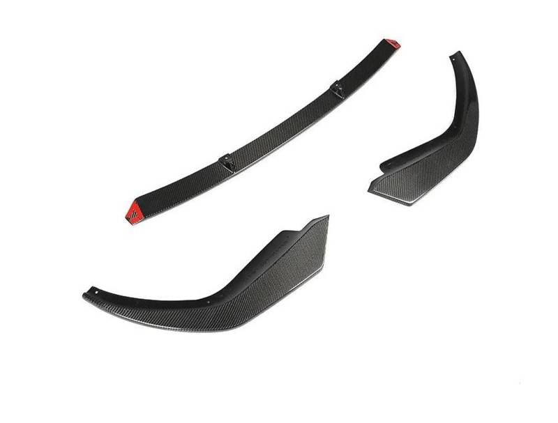 Frontstoßstange Spoiler Frontspoiler Lippe Für 3 Serie G20 Sport Limousine 2019 2020 2021 2022 320i 330i M340i Tech Frontschürze Lippe Kinnspoiler Carbon Vorderlippe von HONGYISM