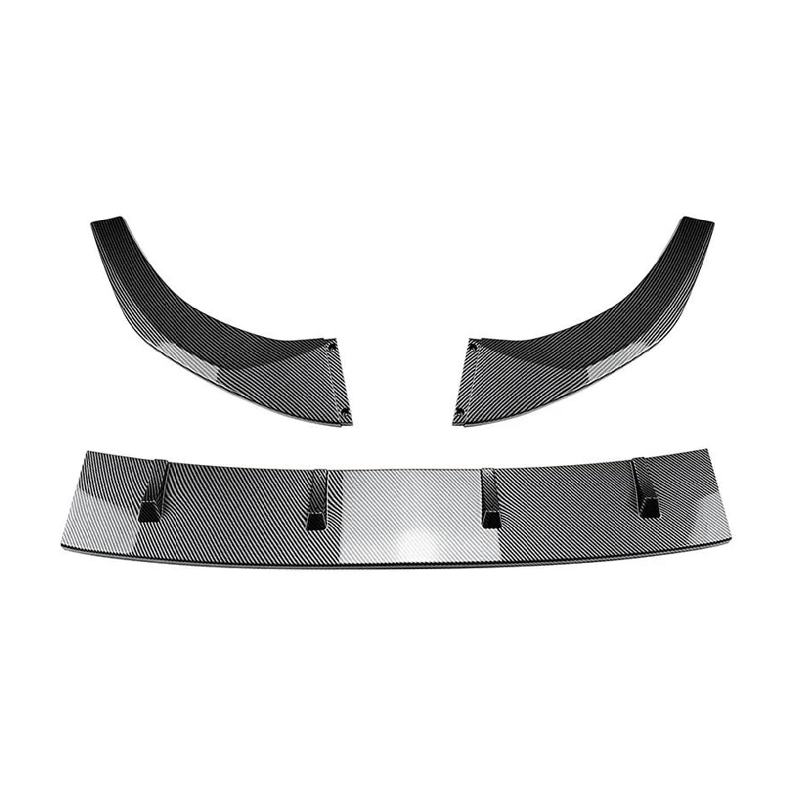 Frontstoßstange Spoiler Frontspoiler Lippe Für A3 8Y S3 2021 2022 2023+ Carbon Look/Glanz Schwarz Untere Splitter Körper Kit Klinge Frontschürze Spoiler Lippe(Carbon Look) von HONGYISM