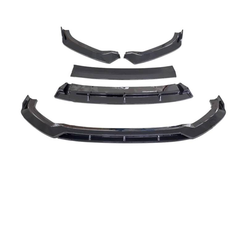 Frontstoßstange Spoiler Frontspoiler Lippe Für A3 S3 2016 2017 2018 2019 Deflektor Schutz Dekoration Styling Zubehör Modifizierten Kohlenstoff-Faser Frontschürze Lippe Kinn(Glossy Black) von HONGYISM