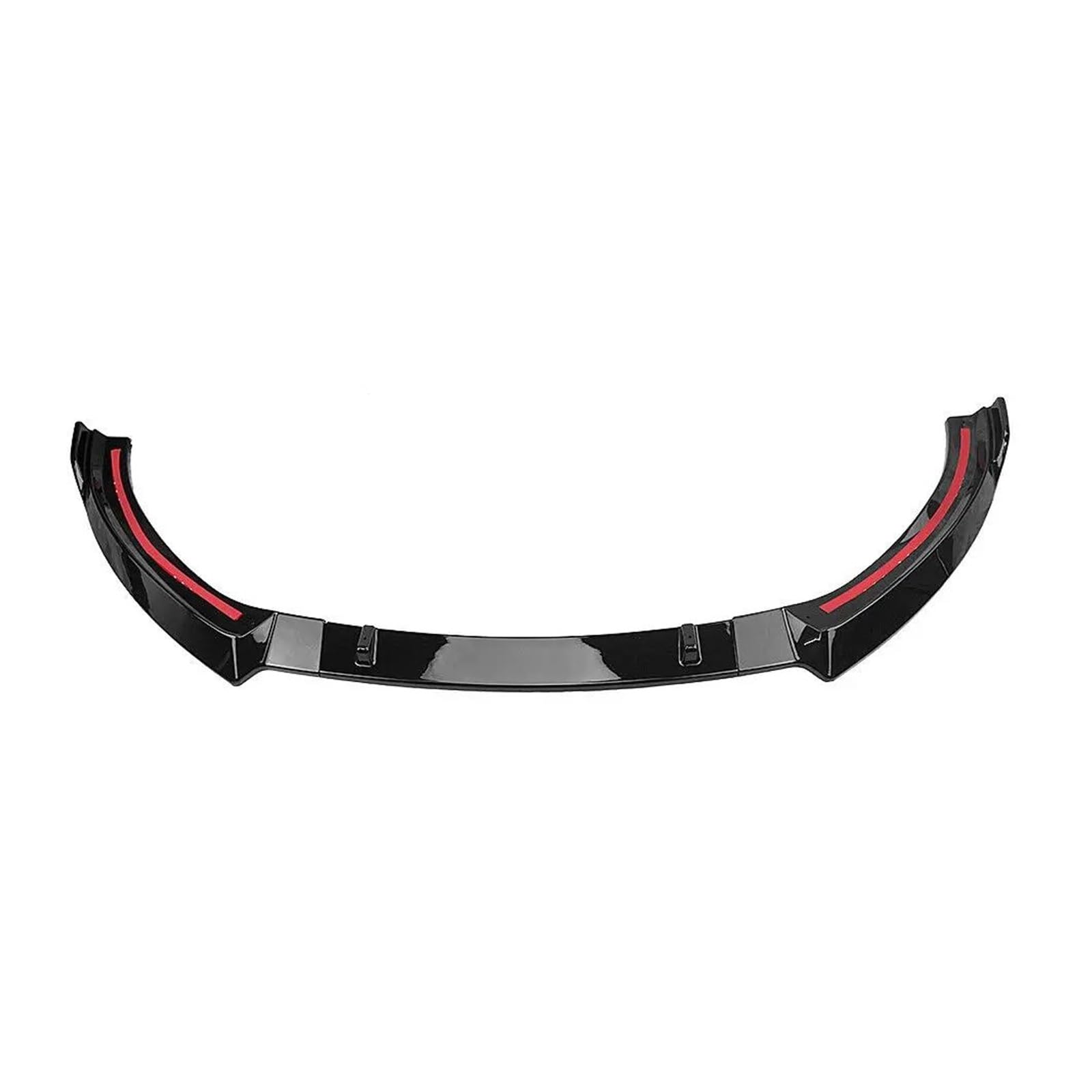 Frontstoßstange Spoiler Frontspoiler Lippe Für A3 S3 2017 2018 2019 2020 Sport Für S Für Linie Frontschürze Spoiler Lippe Auto Untere Splitter Klinge Carbon Look/Glanz Schwarz(Glossy Black) von HONGYISM