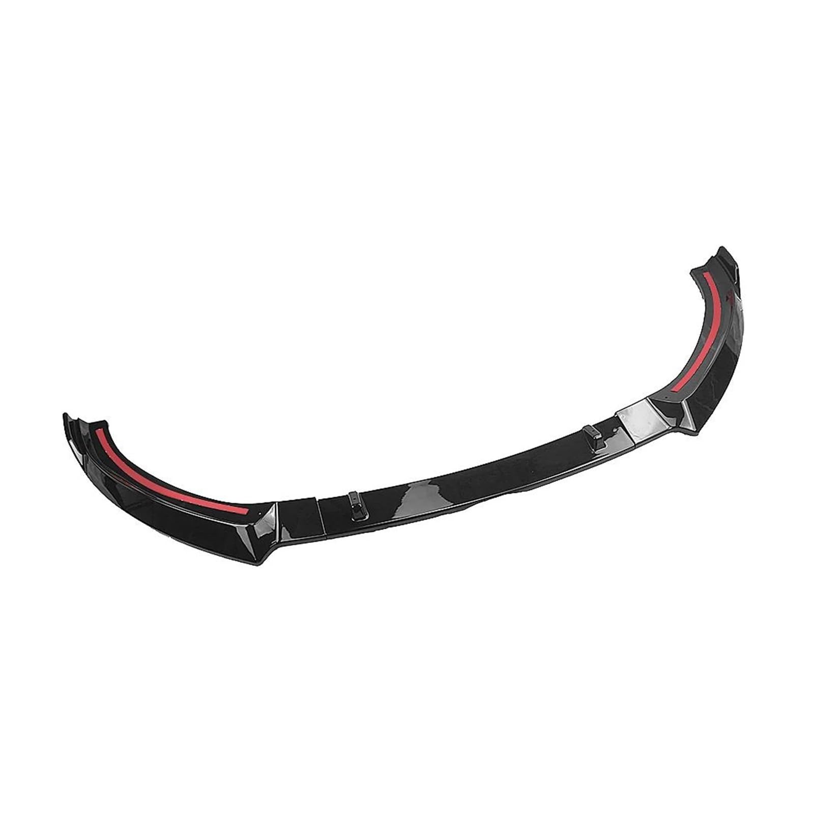 Frontstoßstange Spoiler Frontspoiler Lippe Für A3 S3 2017-2020 2018 2019 Auto Frontschürze Spoiler Lippe Klinge Untere Splitter Klinge Streifen Halterung(Glossy Black) von HONGYISM