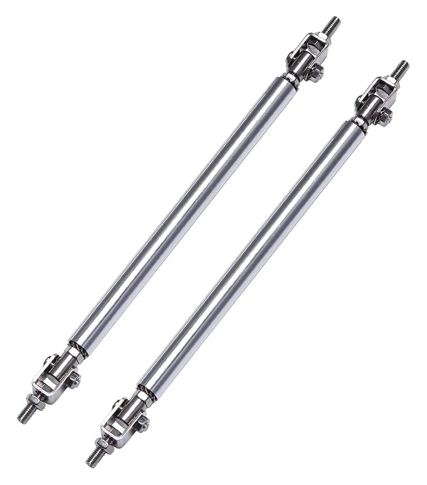 Frontstoßstange Spoiler Frontspoiler Lippe Für A3 S3 A4 A5 A6 A8 TT 2000-2022 Autozubehör Universal Frontschürze Lip Splitter Spoiler Strut Rod Krawatte Unterstützung Bar(10cm Silver) von HONGYISM