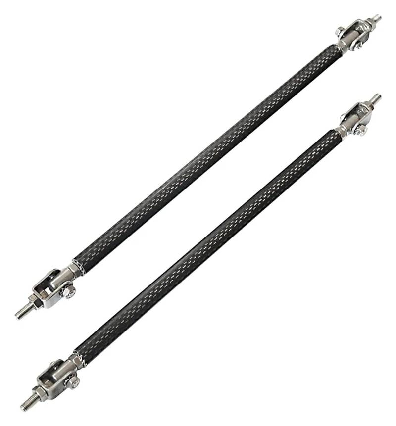 Frontstoßstange Spoiler Frontspoiler Lippe Für A3 S3 A4 A5 A6 A8 TT 2000-2022 Autozubehör Universal Frontschürze Lip Splitter Spoiler Strut Rod Krawatte Unterstützung Bar(20cm Carbon Look) von HONGYISM