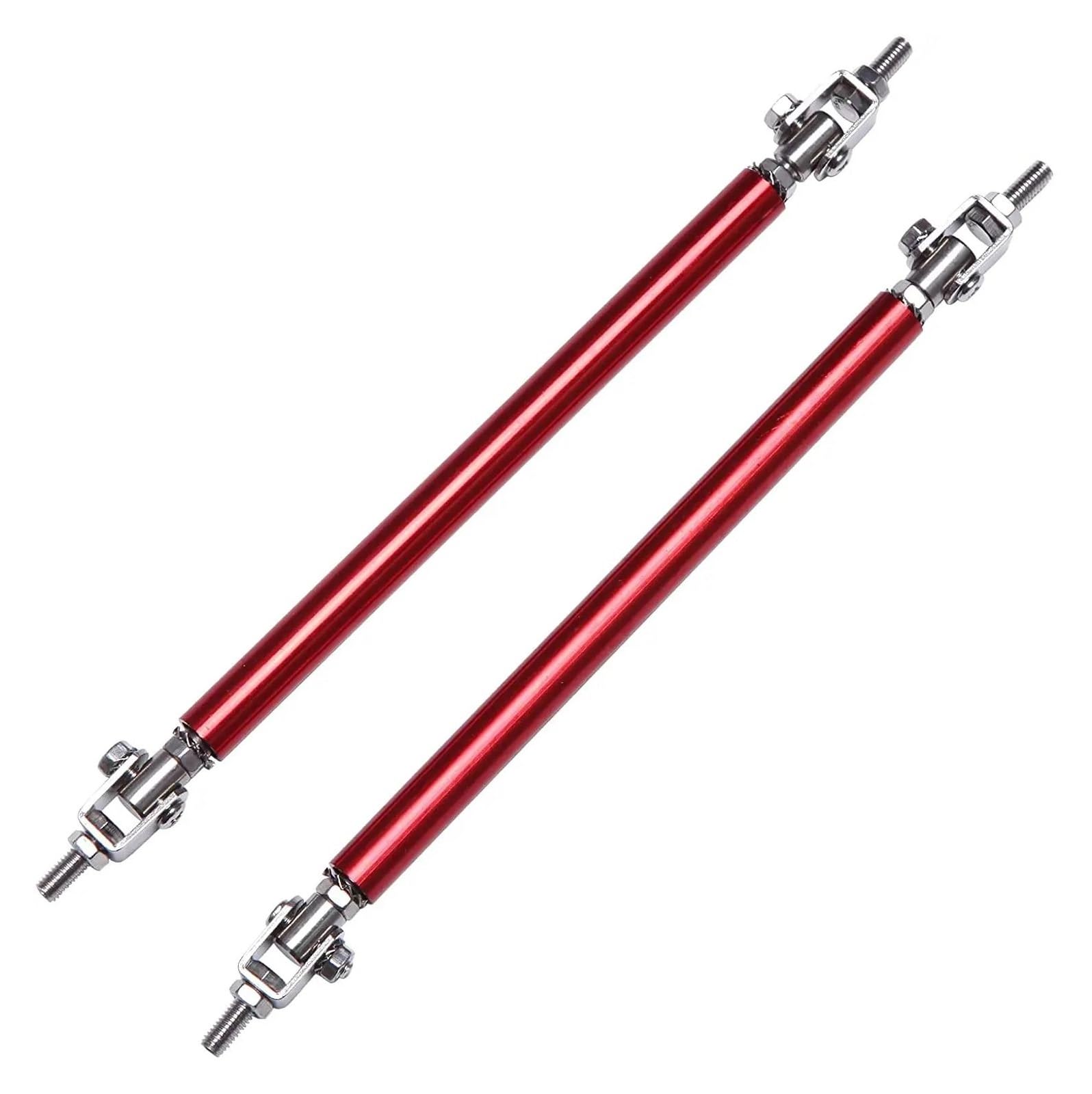 Frontstoßstange Spoiler Frontspoiler Lippe Für A3 S3 A4 A5 A6 A8 TT 2000-2022 Autozubehör Universal Frontschürze Lip Splitter Spoiler Strut Rod Krawatte Unterstützung Bar(20cm Red) von HONGYISM