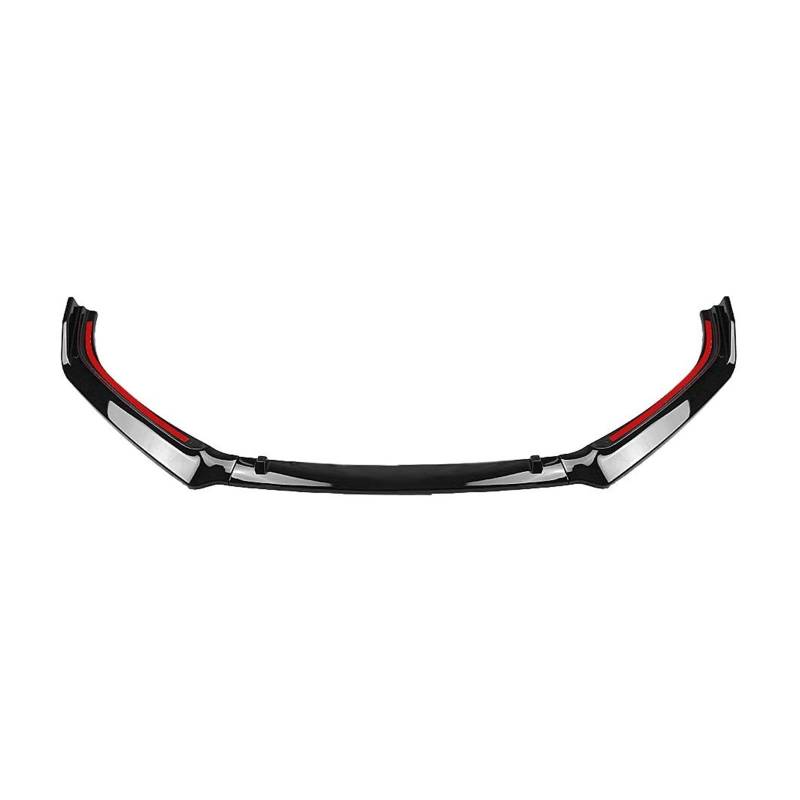 Frontstoßstange Spoiler Frontspoiler Lippe Für Accord 10th 2018-2019 2020 2021 4 Tür Frontschürze Spoiler Lippe Sport Glanz Schwarz Untere Splitter Platte Klinge Body Kit von HONGYISM