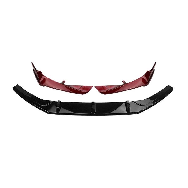 Frontstoßstange Spoiler Frontspoiler Lippe Für Accord 2018 2019 10th Untere Weiße Seite Ecke Splitter Air Vent Abdeckung Molding Trim Frontschürze Spoiler Lippe(Rot) von HONGYISM