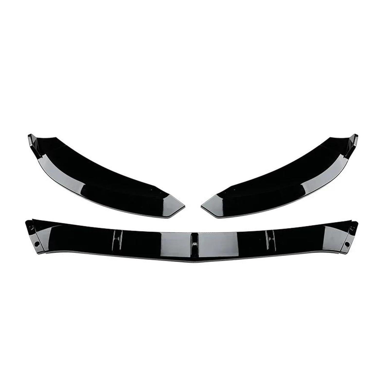 Frontstoßstange Spoiler Frontspoiler Lippe Für Benz C-Klasse W205 C180 C200 260 2015-2017 2018 Für AMG Frontschürze Lip Splitter Diffusor Körper Kit Spoiler Stoßstange Schutzfolie(Gloss Black) von HONGYISM