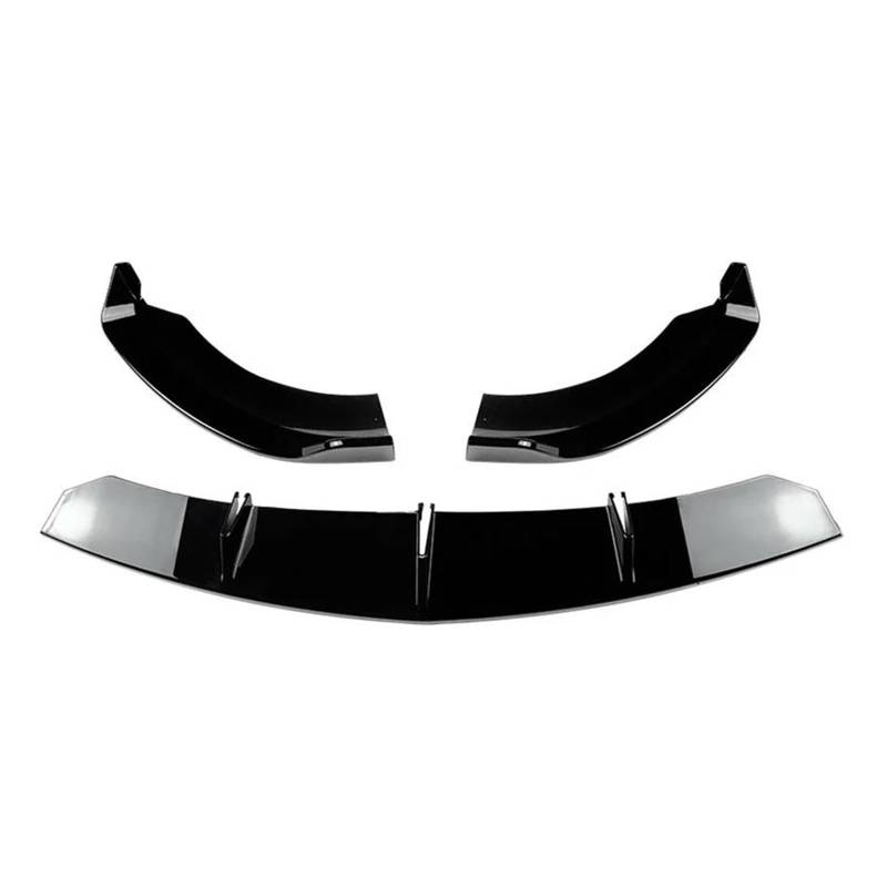 Frontstoßstange Spoiler Frontspoiler Lippe Für Benz E Klasse W213 2016-2020 E260 E300 E43 Für AMG Stoßstange Schutz Front Lip Splitter Diffusor Körper Kits Spoiler(Gloss Black) von HONGYISM