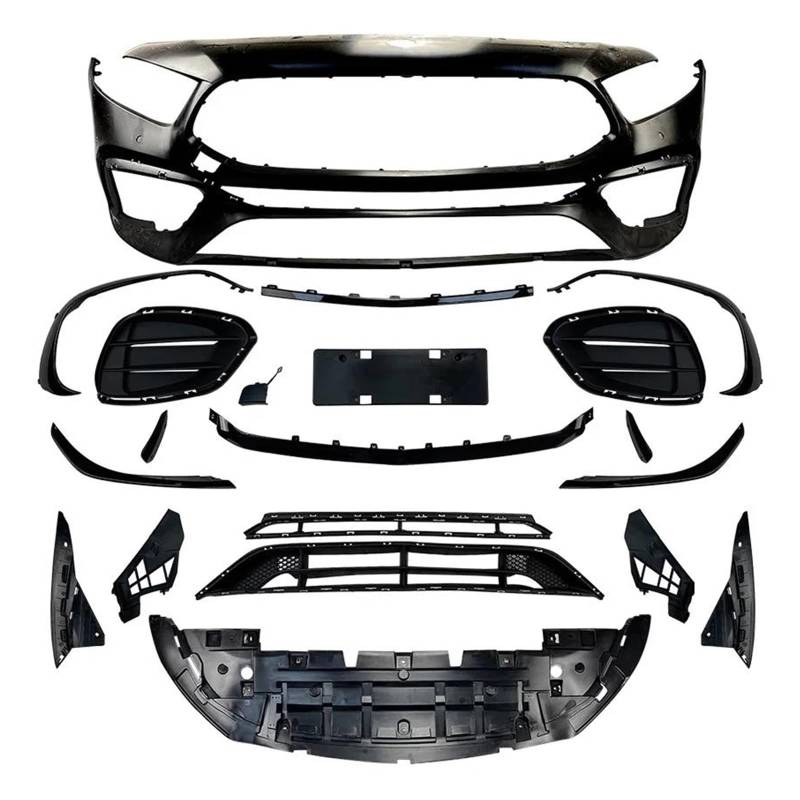 Frontstoßstange Spoiler Frontspoiler Lippe Für Benz EINE Klasse W177 A180 A200 A220 A35 A45 Für AMG Front Stoßstange Montage Große Surround Modifikation Körper Kit Grille von HONGYISM