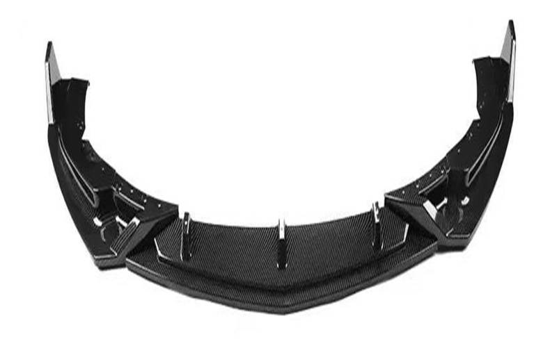 Frontstoßstange Spoiler Frontspoiler Lippe Für Cadillac CT5 2019 2020 2021 2022 2023 Glänzend Schwarz Body Kit Röcke Frontschürze Spoiler Splitter Schutz Platte Lip(Carbon Paint) von HONGYISM