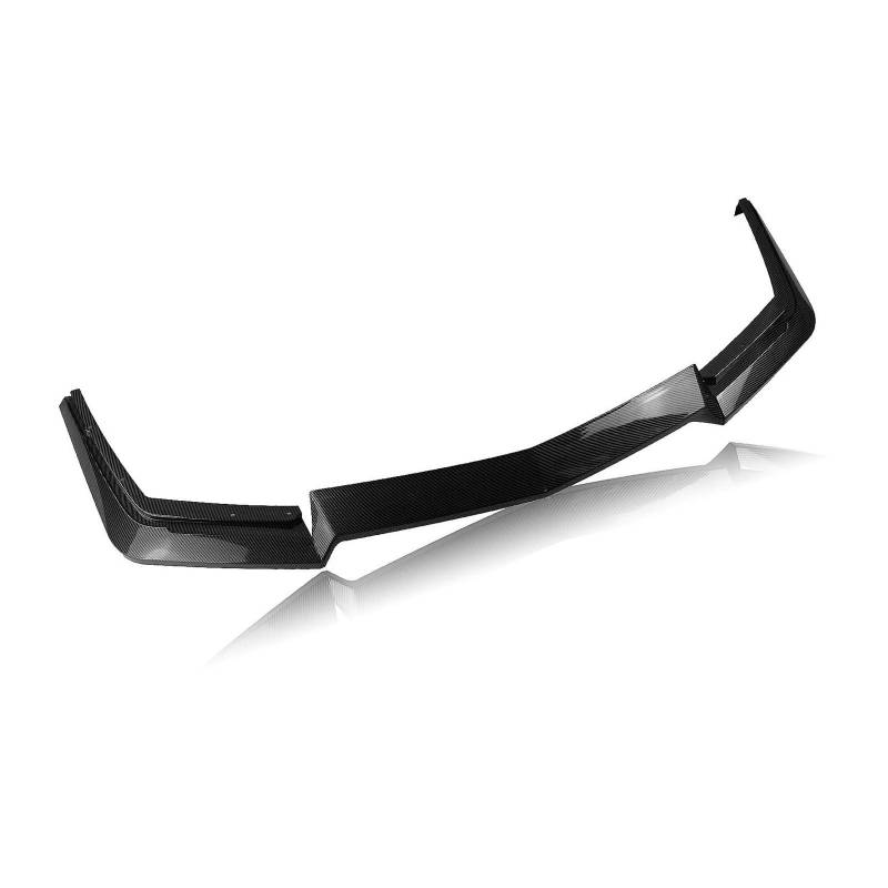 Frontstoßstange Spoiler Frontspoiler Lippe Für Cadillac Für Cts-V 2009 2010 2011 2012 2013 2014 2015 Carbon Look/Glanz Schwarz Lower Splitter Kit Frontschürze Spoiler Lippe(Kohlefaser-Optik) von HONGYISM