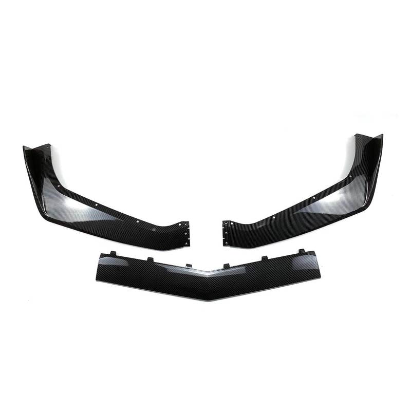 Frontstoßstange Spoiler Frontspoiler Lippe Für Chevrolet Für Corvette C7 Modifizierte Zr1 Stoßstange 2014 2015 2016 2017 2018 2019 Vorderen Stoßfänger Lip Spoiler Unteren Körper Kit Zubehör(Kohlefaser von HONGYISM