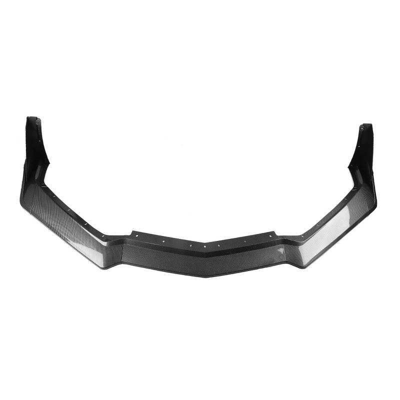 Frontstoßstange Spoiler Frontspoiler Lippe Für Chevrolet Für Corvette C8 Alle Modelle 2020-2021 2022 2013 2024 2 Tür C8 Z51 Für STG Für Stingray Frontschürze Spoiler Lip Splitter(Kohlefaser-Optik) von HONGYISM