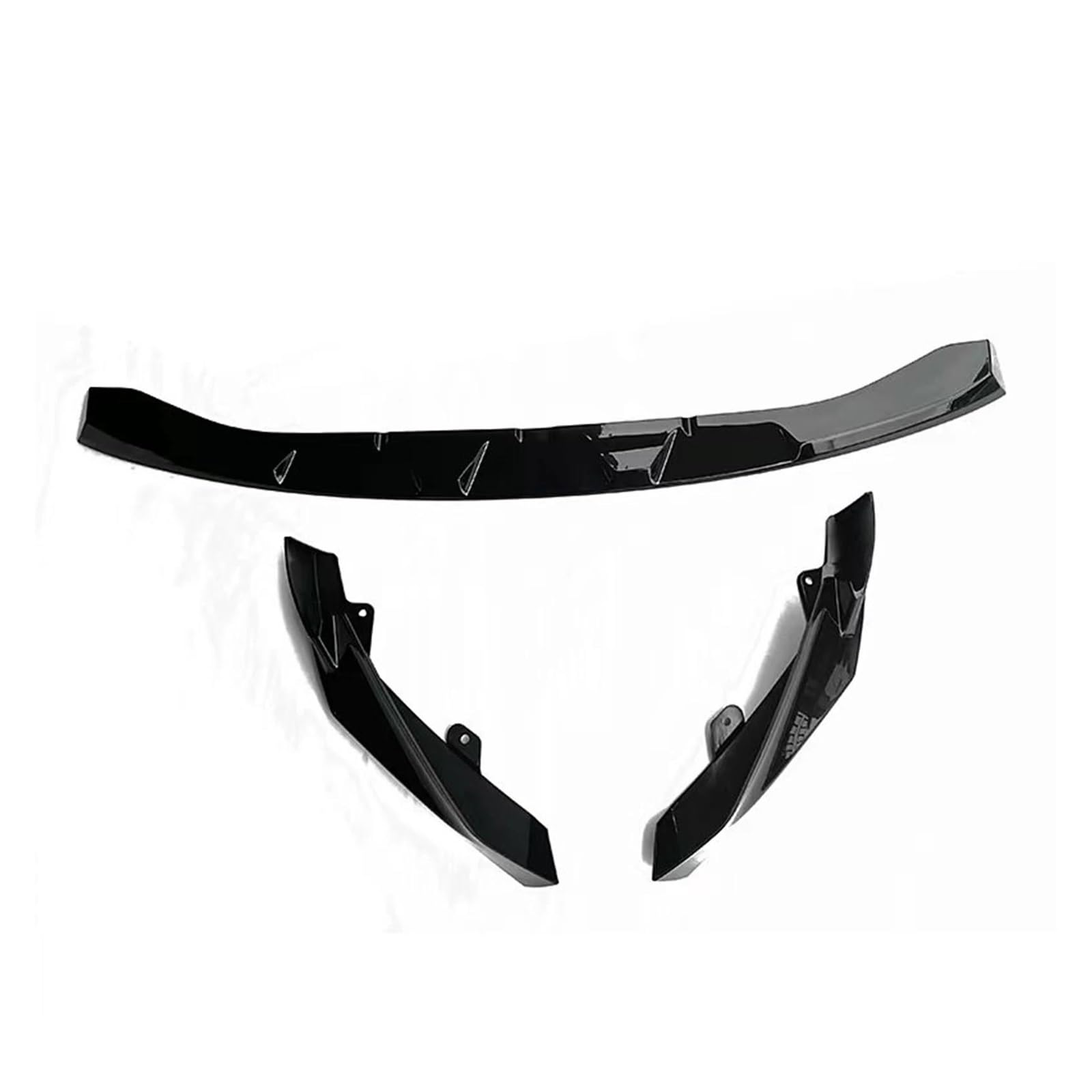 Frontstoßstange Spoiler Frontspoiler Lippe Für G80 M3 G82 M4 2021 2022 2023-2024 Auto Frontschürze Spoiler Lip Untere Splitter Klinge Schutz Platte(Glossy Black) von HONGYISM