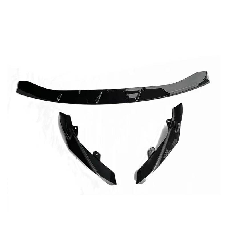 Frontstoßstange Spoiler Frontspoiler Lippe Für G80 M3 G82 M4 2021 2022 2023-2024 Auto Frontschürze Spoiler Lip Untere Splitter Klinge Schutz Platte(Glossy Black) von HONGYISM