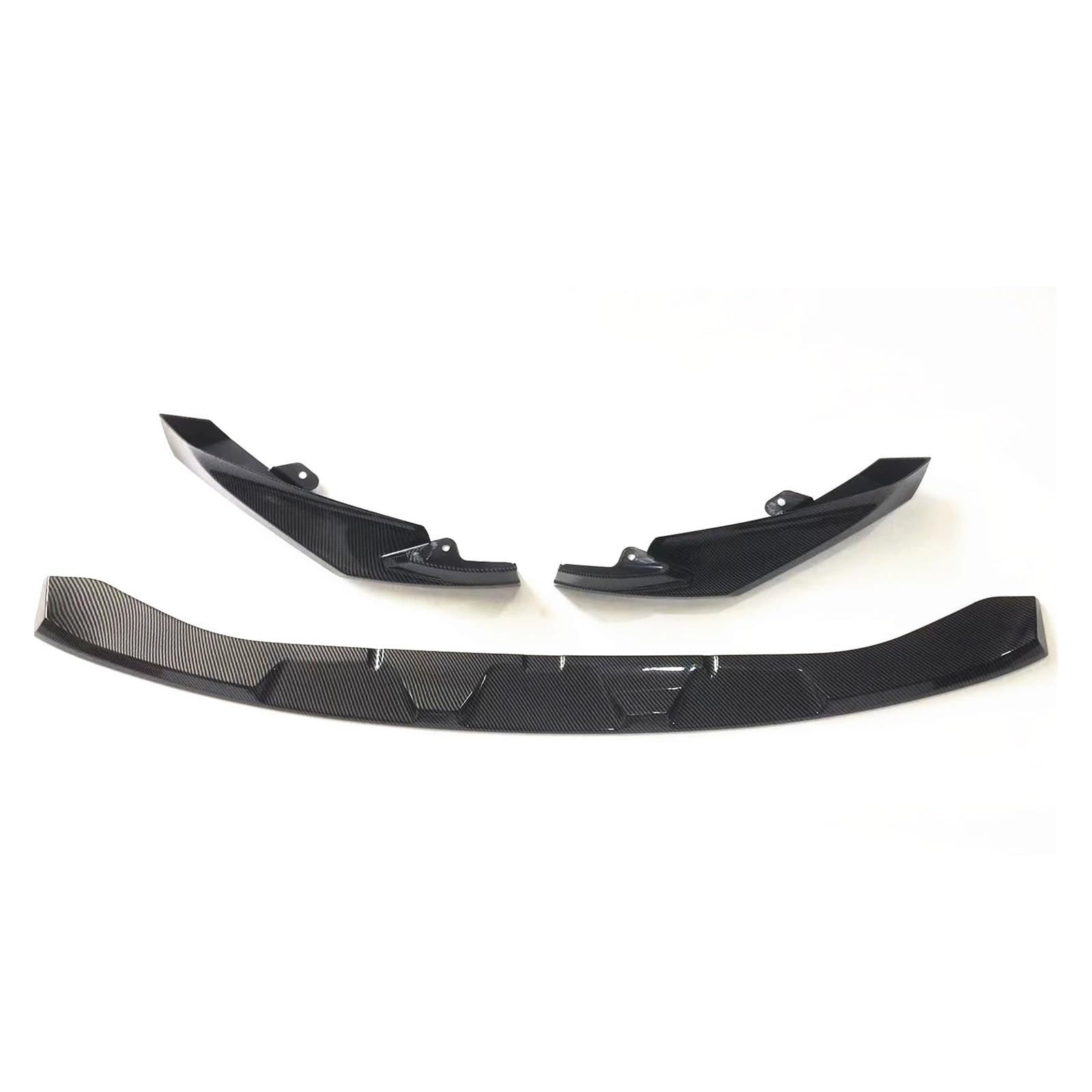 Frontstoßstange Spoiler Frontspoiler Lippe Für G80 M3 G82 M4 2021 2022 2023-2024 Auto Frontschürze Spoiler Lip Untere Splitter Klinge Schutz Platte(Kohlefaser-Optik) von HONGYISM