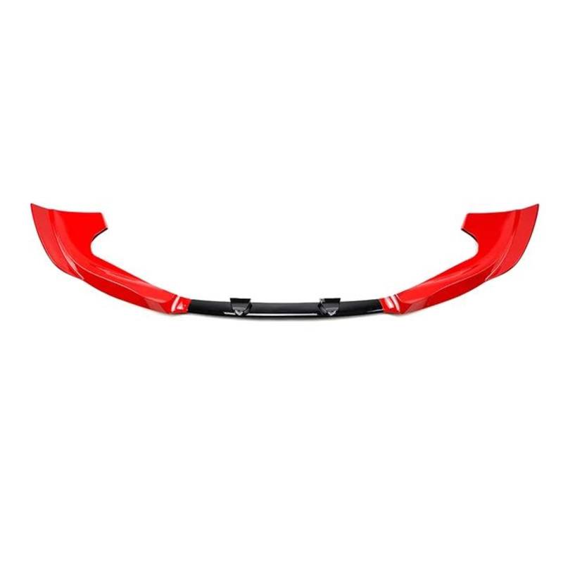 Frontstoßstange Spoiler Frontspoiler Lippe Für Jeep Für Grand Für Cherokee Für SRT SRT8 2012-2016 2013 2014 Auto Front Lip Splitter Carbon Faser Stil Glänzend Schwarz Matt Schwarz(Red Black) von HONGYISM
