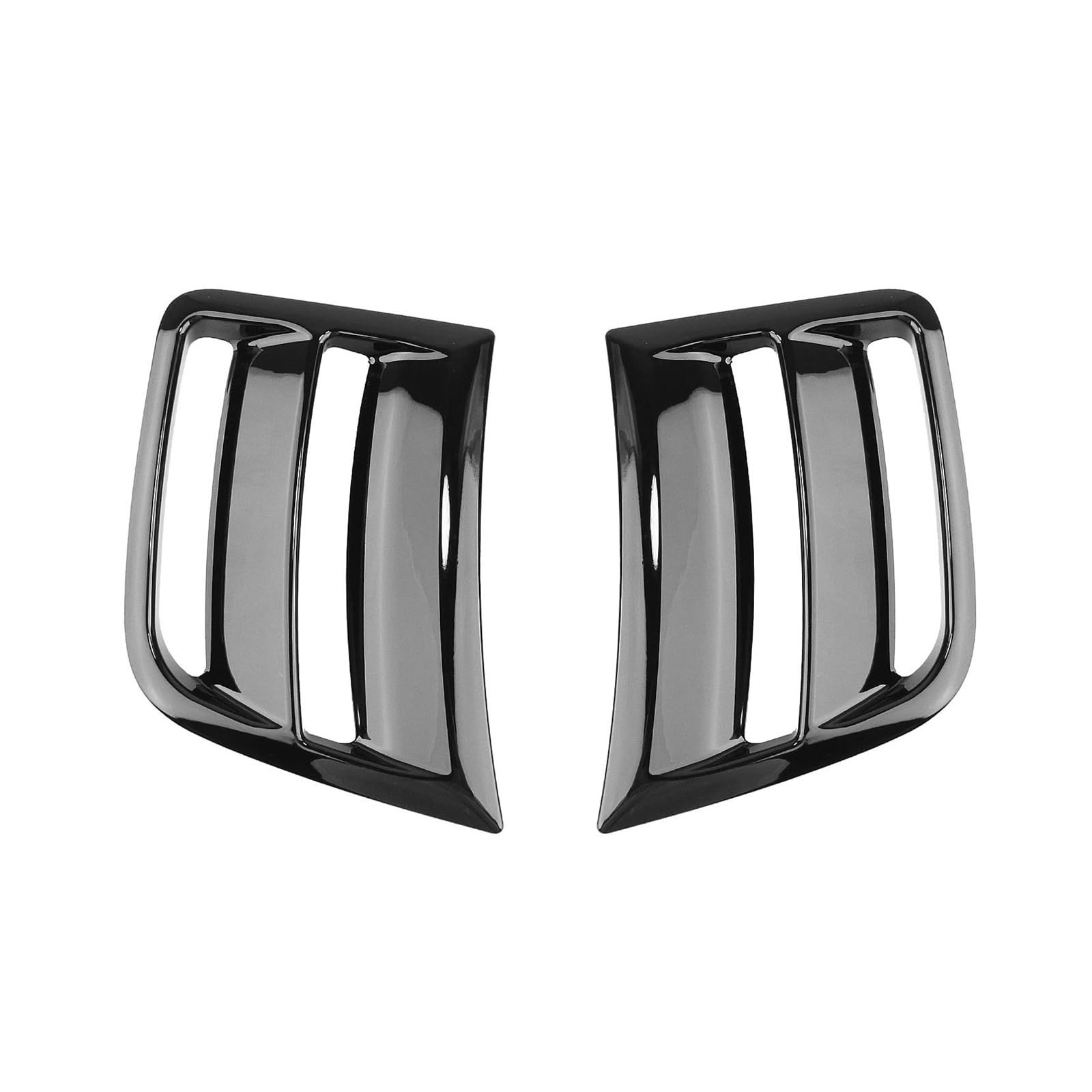 Frontstoßstange Spoiler Frontspoiler Lippe Für Subaru Für Impreza Für WRX ST/Für WRX 2009-2014 Fender Intake Rahmen Trim Front Stoßstange Seite Air Vent Abdeckung(Glossy Black) von HONGYISM