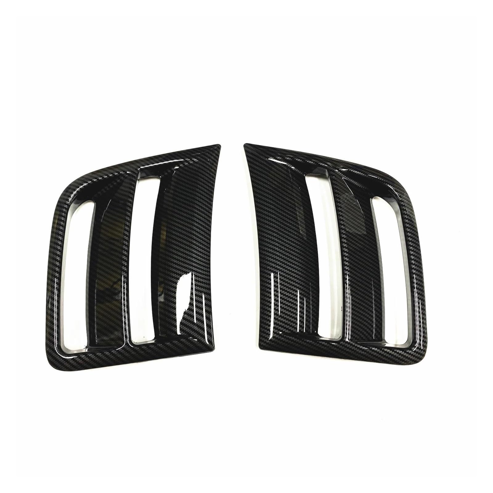 Frontstoßstange Spoiler Frontspoiler Lippe Für Subaru Für Impreza Für WRX ST/Für WRX 2009-2014 Fender Intake Rahmen Trim Front Stoßstange Seite Air Vent Abdeckung(Kohlefaser-Optik) von HONGYISM