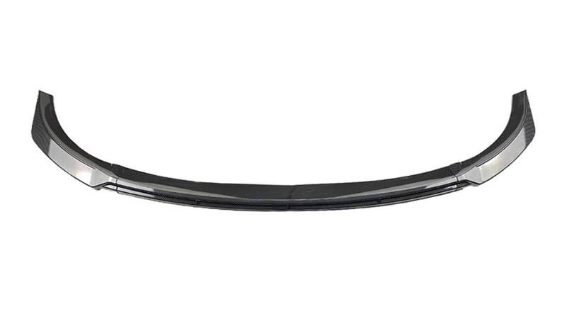 Frontstoßstange Spoiler Frontspoiler Lippe Für Tesla Für Modell Y 2020 2021 2022 Frontschürze Spoiler Lip Splitter Schutz Bord ABS Glänzend Schwarz Carbon Faser(Kohlefaser-Optik) von HONGYISM