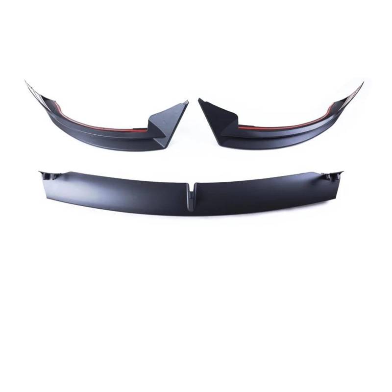 Frontstoßstange Spoiler Frontspoiler Lippe Für Tesla Für Modell Y 2021 2022 2023 Deflektor Frontschürze Lippe Kinn Schutz Trim Styling Abdeckung Geändert Körper Kit Diffusor Zubehör(Matt-schwarz) von HONGYISM