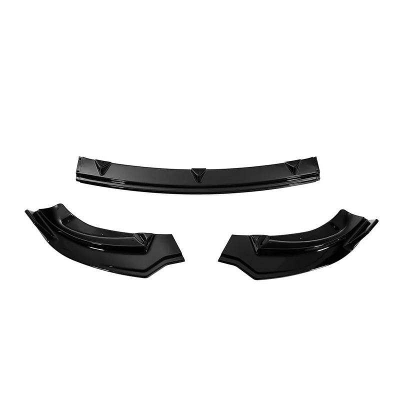Frontstoßstange Spoiler Frontspoiler Lippe Für Tesla Modell Y 2017 2018 2019 2020 2021 2022 2023 Stoßstange Lip Spoiler Modifikation Körper Kit Stoßstange Diffusor Schutz Trim Abdeckung(Gloss Black) von HONGYISM