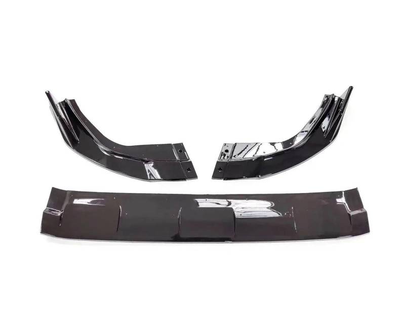 Frontstoßstange Spoiler Frontspoiler Lippe Für Toyota Für RAV4 2019 2020 2021 2022 2023 Auto Vorderen Stoßfänger Spoiler Lip Unteren Körper Kit Splitter Kinn Klinge Platte Bord Trim(Glossy Black) von HONGYISM