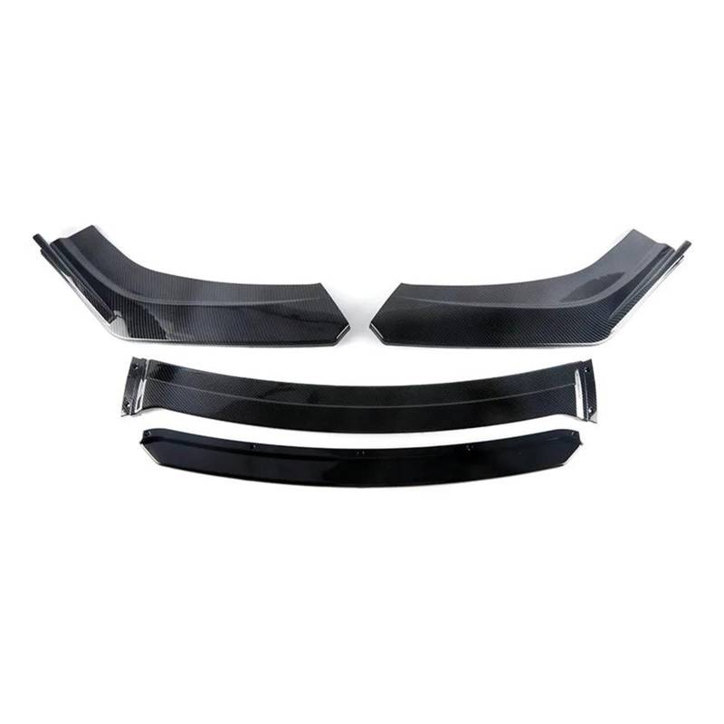 Frontstoßstange Spoiler Frontspoiler Lippe Für VW Für Golf MK5 6 7 Auto Front Lower Bumper Lip Splitter Spoiler Schutz Sport Diffusor Universal(Kohlenschwarz) von HONGYISM