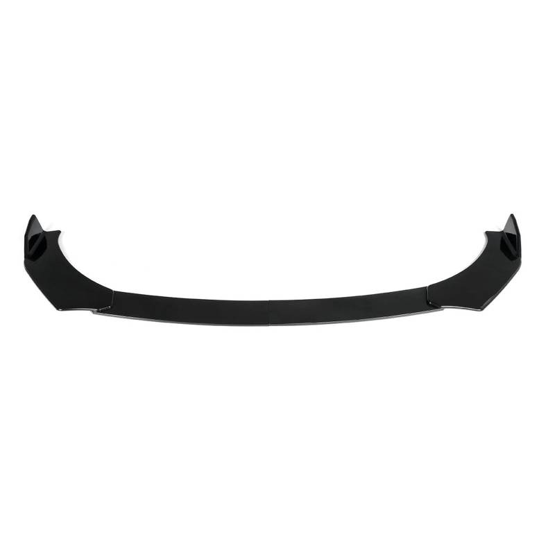 Frontstoßstange Spoiler Frontspoiler Lippe Universal 4PCS Frontschürze Lip Seite Spoiler Splitter Kinn Körper Kit Für TT Für Quattro Für RS 2004-2022 A3 A4 B8 B9 Auto Zubehör(Glossy Black) von HONGYISM