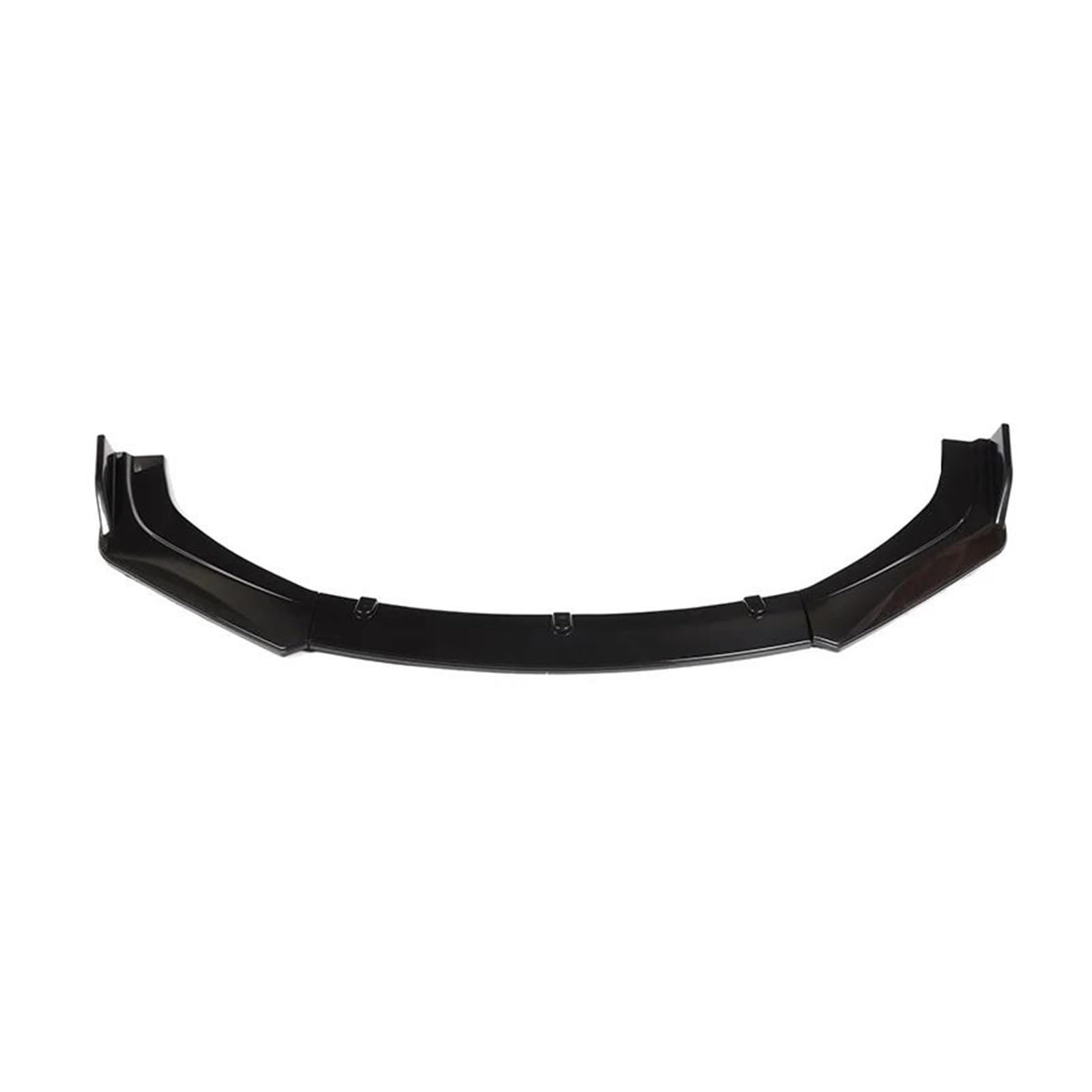 Frontstoßstange Spoiler Frontspoiler Lippe Universal Für Benz Frontschürze Spoiler Schutz Platte Lip Kit Carbon Oberfläche Trim Streifen Kinn Klinge(Bright Black) von HONGYISM