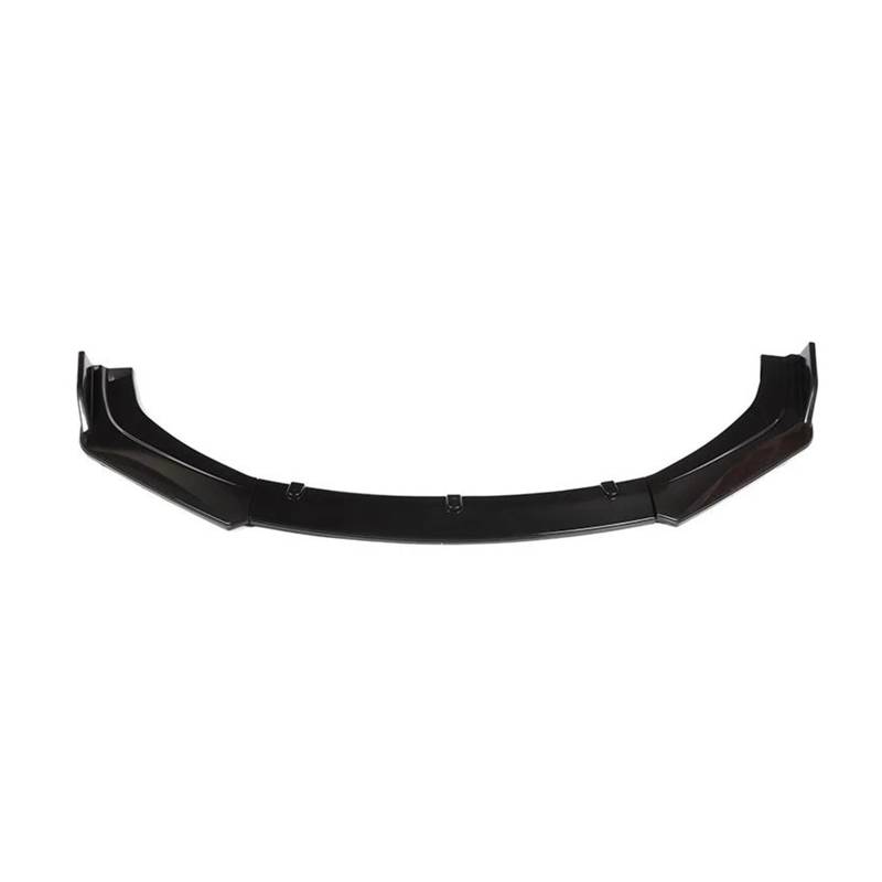 Frontstoßstange Spoiler Frontspoiler Lippe Universal Für Benz Frontschürze Spoiler Schutz Platte Lip Kit Carbon Oberfläche Trim Streifen Kinn Klinge(Bright Black) von HONGYISM